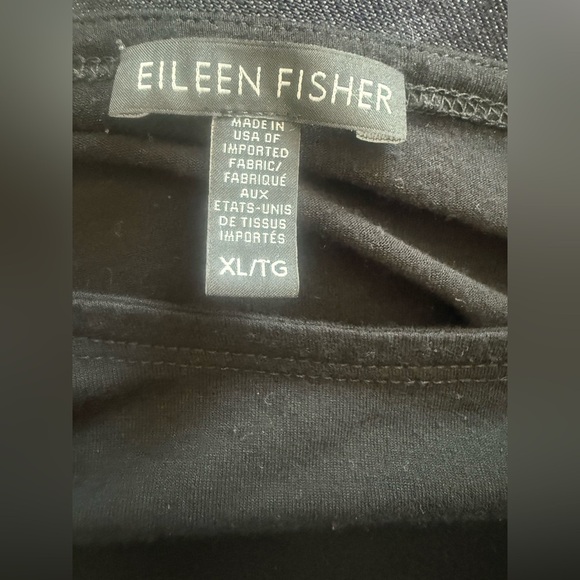 Eileen Fisher Asymmetrical Jersey Top Size XLT - Picture 3 of 4
